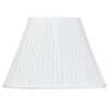 14 Inch Easy to Fit Box Pleat Shade - Ivory
