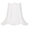 14 Inch Easy to Fit Scalloped Shade - Ivory