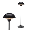 1500 Watt Floor Standing Halogen Element Outdoor Heater - Black
