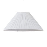 16 Inch Pleated Easy to Fit Shade - Cream