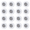 16 Pack of Diecast IP65 Rated Downlight with LED Bulbs - White