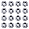 16 Pack of Diecast Tilt Downlight with LED Bulbs - Chrome