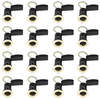 16 Pack of Fixed LED GU10 Brushed Brass Fire Rated Downlights