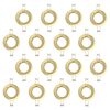 16 Pack of Tilt Recessed GU10 Downlight - Brushed Brass