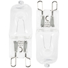 2 Pack of 18 Watt G9 Halogen Capsule Light Bulb - Clear