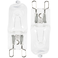 2 Pack of 18 Watt G9 Halogen Capsule Light Bulb - Clear