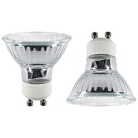 2 Pack of 35 Watt Halogen GU10 Spotlight Bulbs - Clear