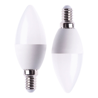 2 Pack of 4 Watt E14 Small Edison Screw Candle Light Bulb - Warm White