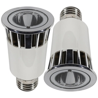 2 Pack of 5 Watt LED E27 Edison Screw Spotlight Light Bulb - White