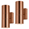 2 Pack of Kenn 2 Light Up and Down Outdoor Wall Light - Copper
