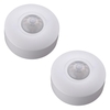 2 Pack of Outdoor Circular 360 Degree IP44 PIR Sensor - White
