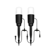 2 Pack of Sitka Outdoor 3 Watt Garden Pathway Light Kit - Black