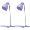 2 Pack of Timmy 1 Light Task Lamp - Purple