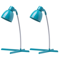 2 Pack of Timmy 1 Light Task Lamp - Teal