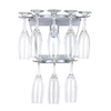 2 Tier Champagne Flute Wall Light - Silver