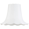 20 Inch Easy to Fit Scalloped Shade - Ivory