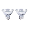 20 Watt MR16 GU5.3 Halogen Dichroic Light Bulb - 2 Pack