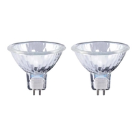 20 Watt MR16 GU5.3 Halogen Dichroic Light Bulb - 2 Pack