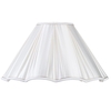 21 Inch Scallop Easy to Fit Shade with Gold Trim - Cream