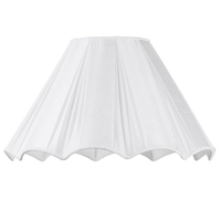 22 Inch Scallop Easy to Fit Shade - Cream