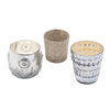 3 Light Cup Table Lamp Cluster Set - Glass