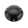 3 Light Outdoor LED Surface Mount Ground Light - Black
