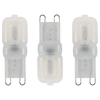 3 Pack of 2.5 Watt LED G9 Non-Dimmable Capsule Light Bulb - Warm White