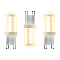 3 Pack of 3.5 Watt LED G9 Dimmable Light Bulbs - Warm White