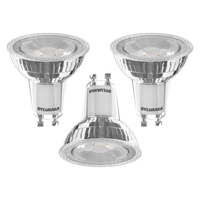 3 Pack of 4.5 Watt Dimmable LED GU10 4000K Light Bulb - Cool White
