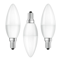 3 Pack of 4.9 Watt LED E14 Small Edison Screw 3000K Candle Light Bulbs - Warm White