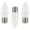 3 Pack of 4.9 Watt LED E27 Edison Screw 4000K Candle Light Bulbs - Cool White