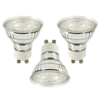 3 Pack of 5 Watt GU10 LED Dimmable Light Bulb - Warm White