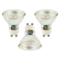 3 Pack of 5 Watt GU10 LED Light Bulb - Warm White