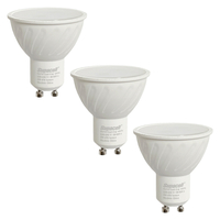 3 Pack of 5 Watt LED GU10 6500K Light Bulb - Cool White
