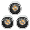 3 Pack of 5 Watt LED GU10 Anti Glare Warm White Dimmable Light bulbs - Chrome
