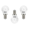 3 Pack of 5.5 Watt LED E14 Small Edison Screw 6500K Golf Ball Light Bulbs - Cool White