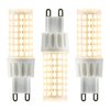 3 Pack of 6.3 Watt LED Large G9 Dimmable Light Bulbs - Warm White