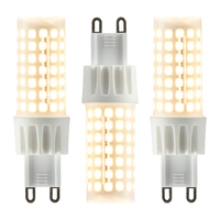 3 Pack of 6.3 Watt LED Large G9 Dimmable Light Bulbs - Warm White