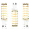 3 Pack of 8 Watt LED Large G9 Light Bulbs - Cool White