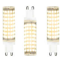 3 Pack of 8 Watt LED Large G9 Light Bulbs - Cool White