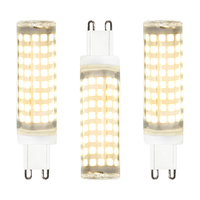 3 Pack of 8 Watt LED Large G9 Light Bulbs - Warm White