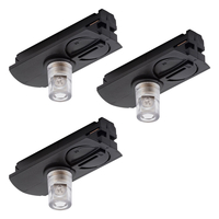 3 Pack of Track Adapter for Pendant - Black