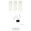 3 Pack Slimline Kitchen LED Under Cabinet Lighting Kit with Driver - White