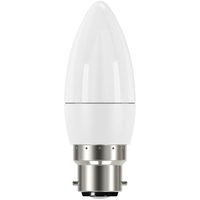 3.4 Watt LED B22 Bayonet Cap Candle Light Bulb - Warm White