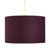 35cm Velvet Drum Easy to Fit Shade - Maroon