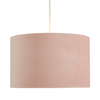 35cm Velvet Drum Easy to Fit Shade - Pink