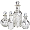 4 Light Decanter Style Cluster Table Lamps - Glass