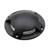 4 Light Outdoor LED Surface Mount and Spike Ground Light - Black