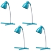 4 Pack of Timmy 1 Light Task Lamp - Teal