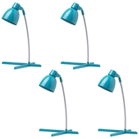 4 Pack of Timmy 1 Light Task Lamp - Teal
